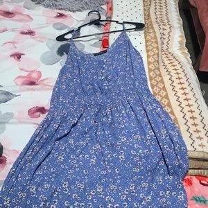 LULU BRAND This is a midi length dress and was hemmed to fit me. I am 5ft 3in.